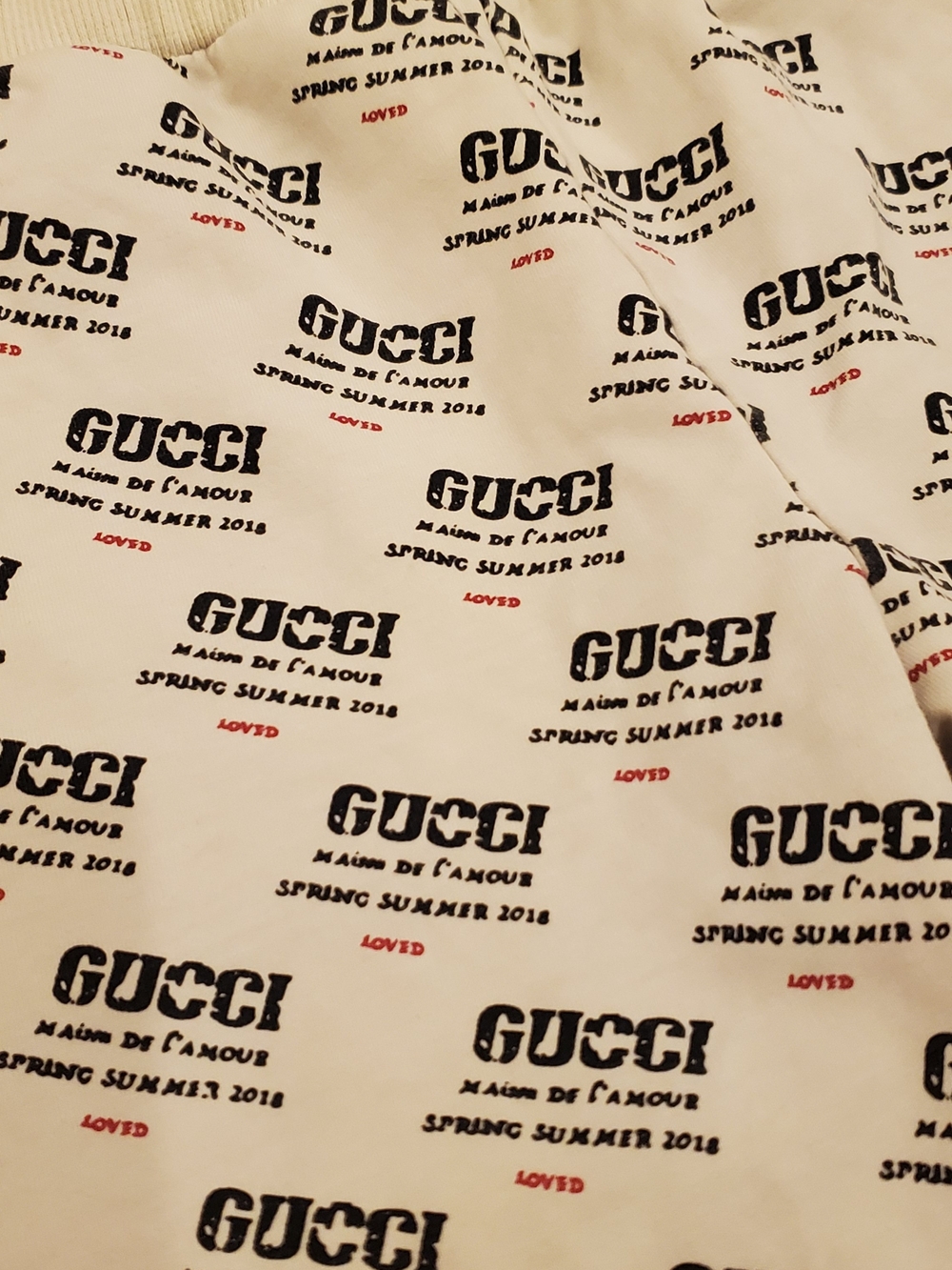 GUCCI Cream/Off-White Kids Sweatpants - Size 6/7 - Picture 2 of 5